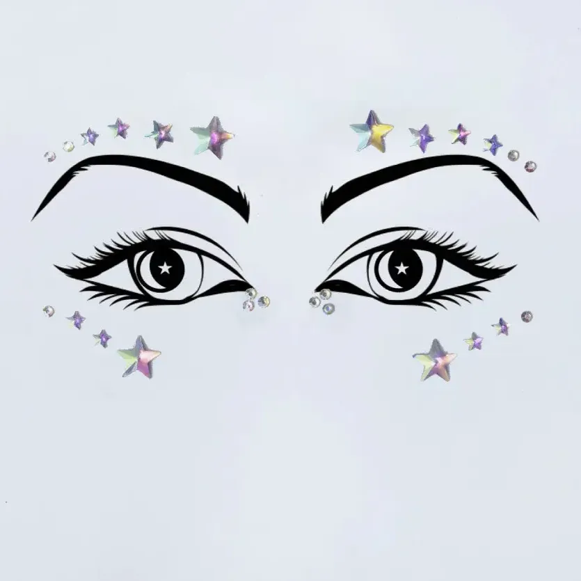 Lunautics Cosmic Crystal Face Jewels