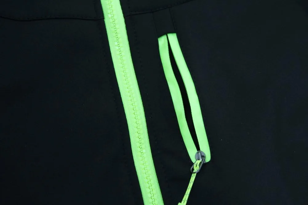 M2C Boys Girls Hooded Windbreaker Fleece Lined Softshell Jacket