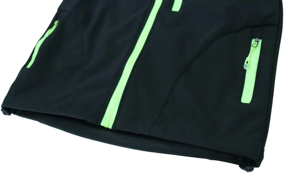 M2C Boys Girls Hooded Windbreaker Fleece Lined Softshell Jacket