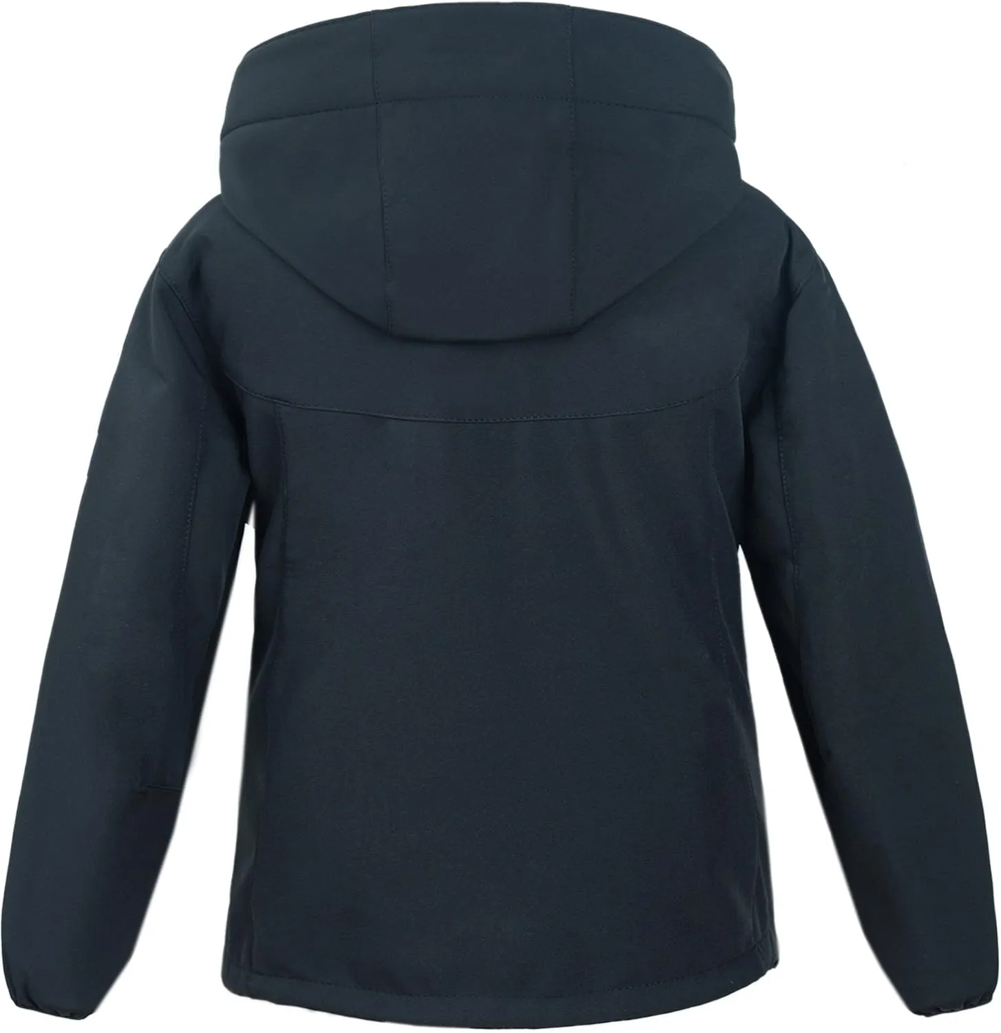 M2C Boys Girls Hooded Windbreaker Fleece Lined Softshell Jacket