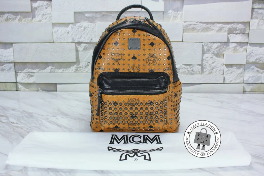 Mcm Mmk 5SVE97 Stark Special Cognac / CO001  Pvc Mini Backpacks Shw