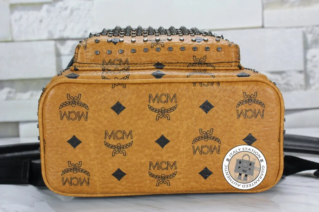 Mcm Mmk 5SVE97 Stark Special Cognac / CO001  Pvc Mini Backpacks Shw