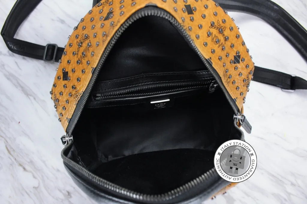 Mcm Mmk 5SVE97 Stark Special Cognac / CO001  Pvc Mini Backpacks Shw