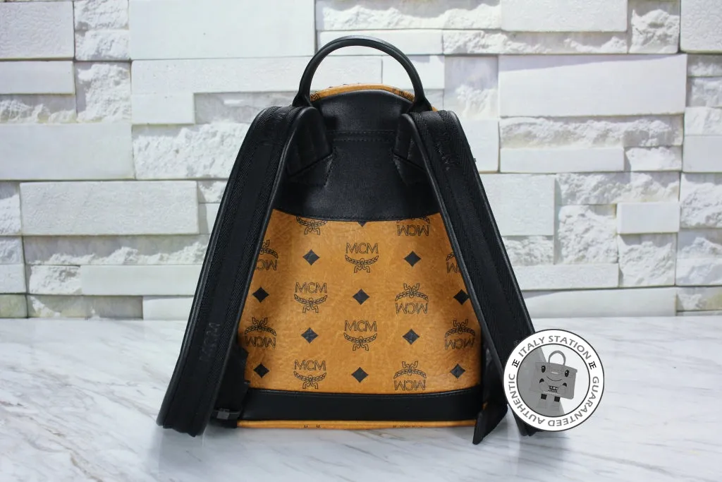 Mcm Mmk 5SVE97 Stark Special Cognac / CO001  Pvc Mini Backpacks Shw