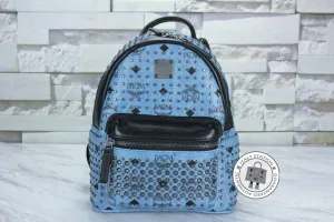 Mcm Mmk 5SVE97 Stark Special Denim / LE001  Pvc Mini Backpacks Shw