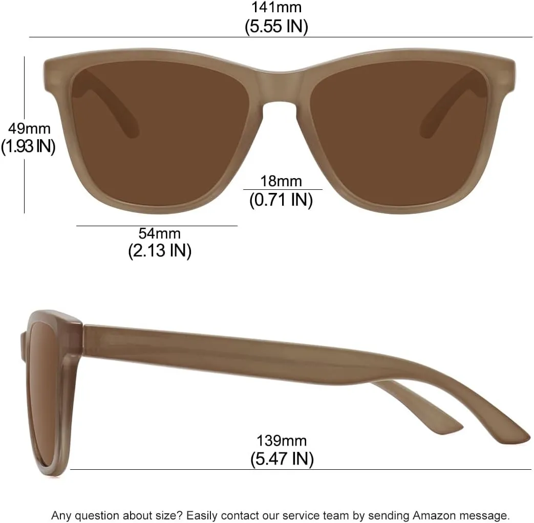 MEETSUN Polarized Sunglasses for Women Men Trendy Classic Retro Designer Style