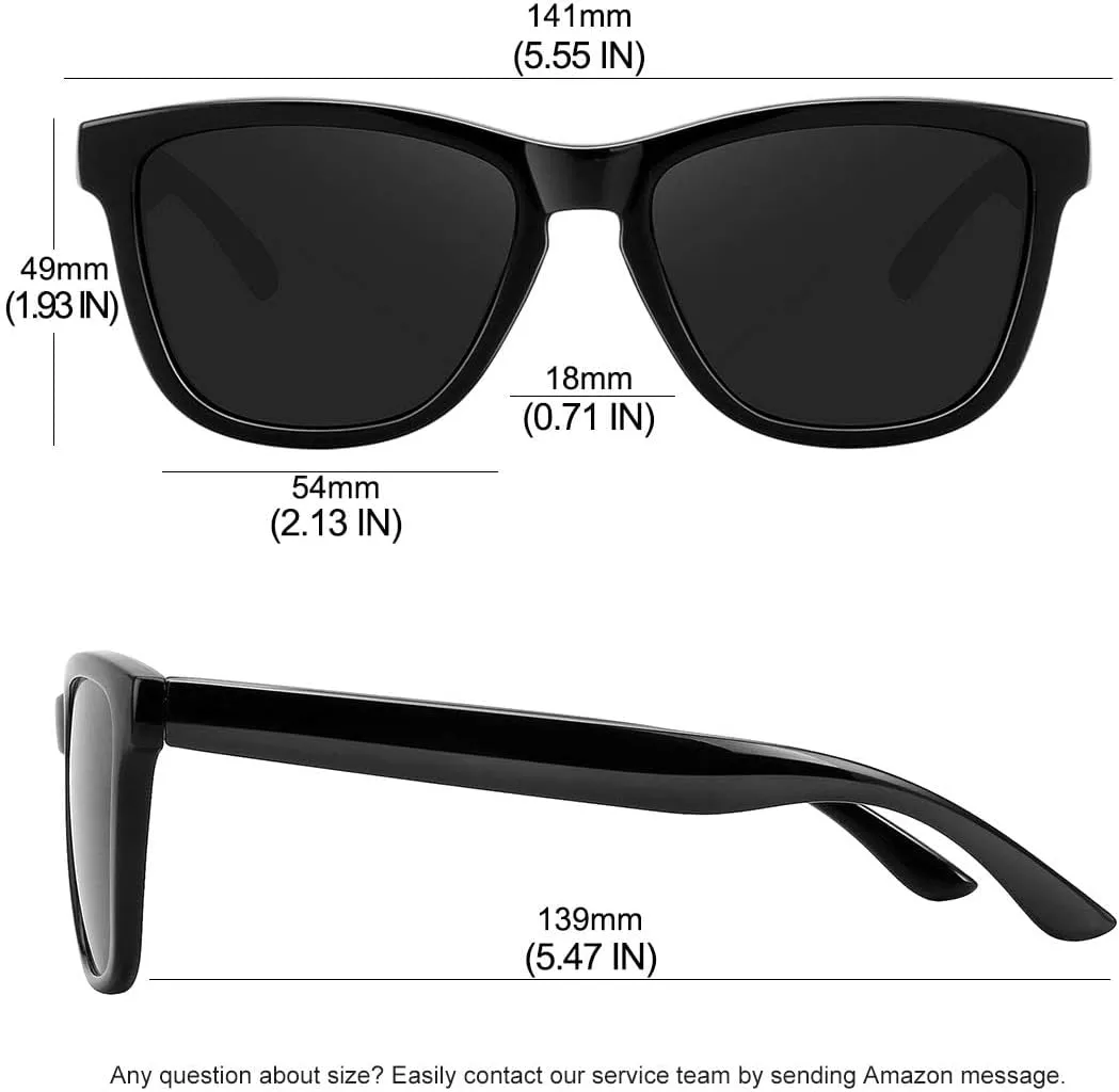 MEETSUN Polarized Sunglasses for Women Men Trendy Classic Retro Designer Style
