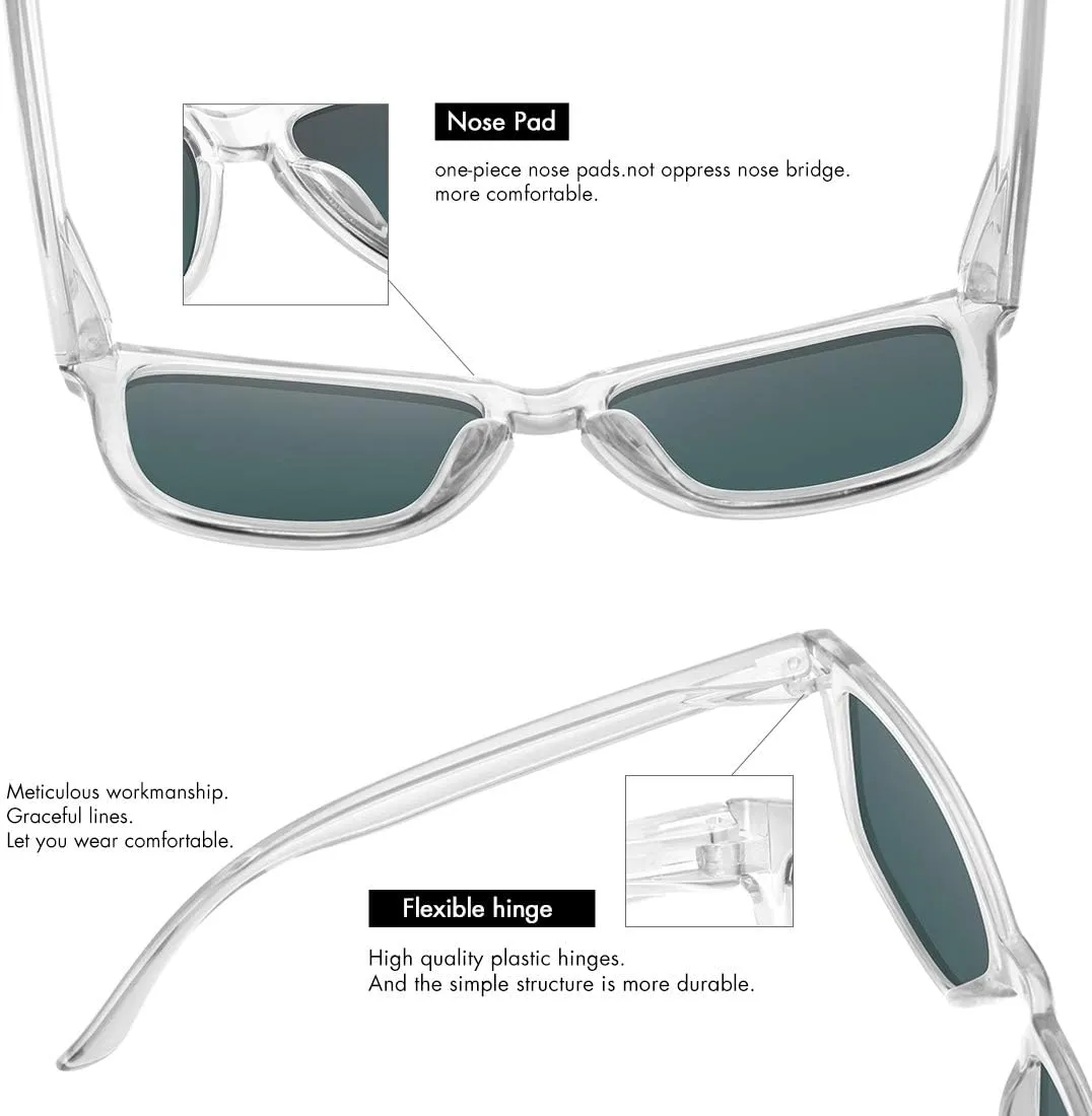MEETSUN Polarized Sunglasses for Women Men Trendy Classic Retro Designer Style