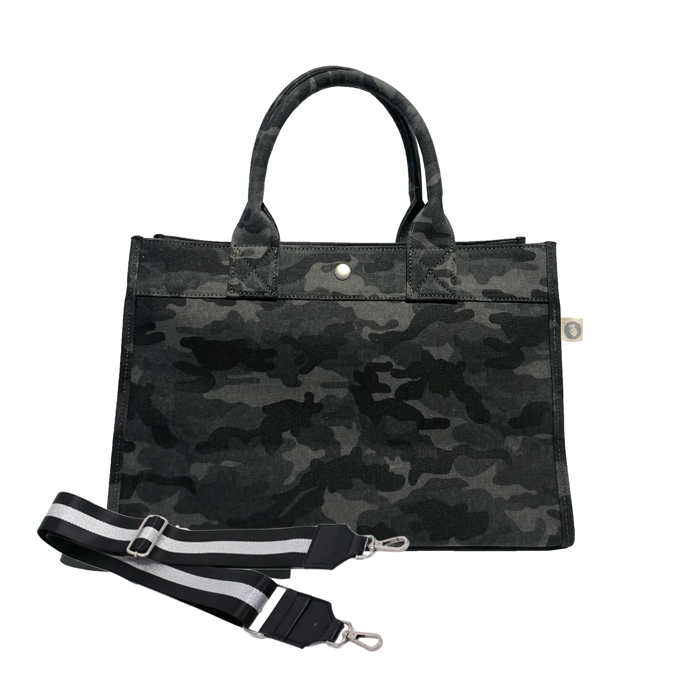 Mini Monogram Midi East West Bag: Black Camouflage