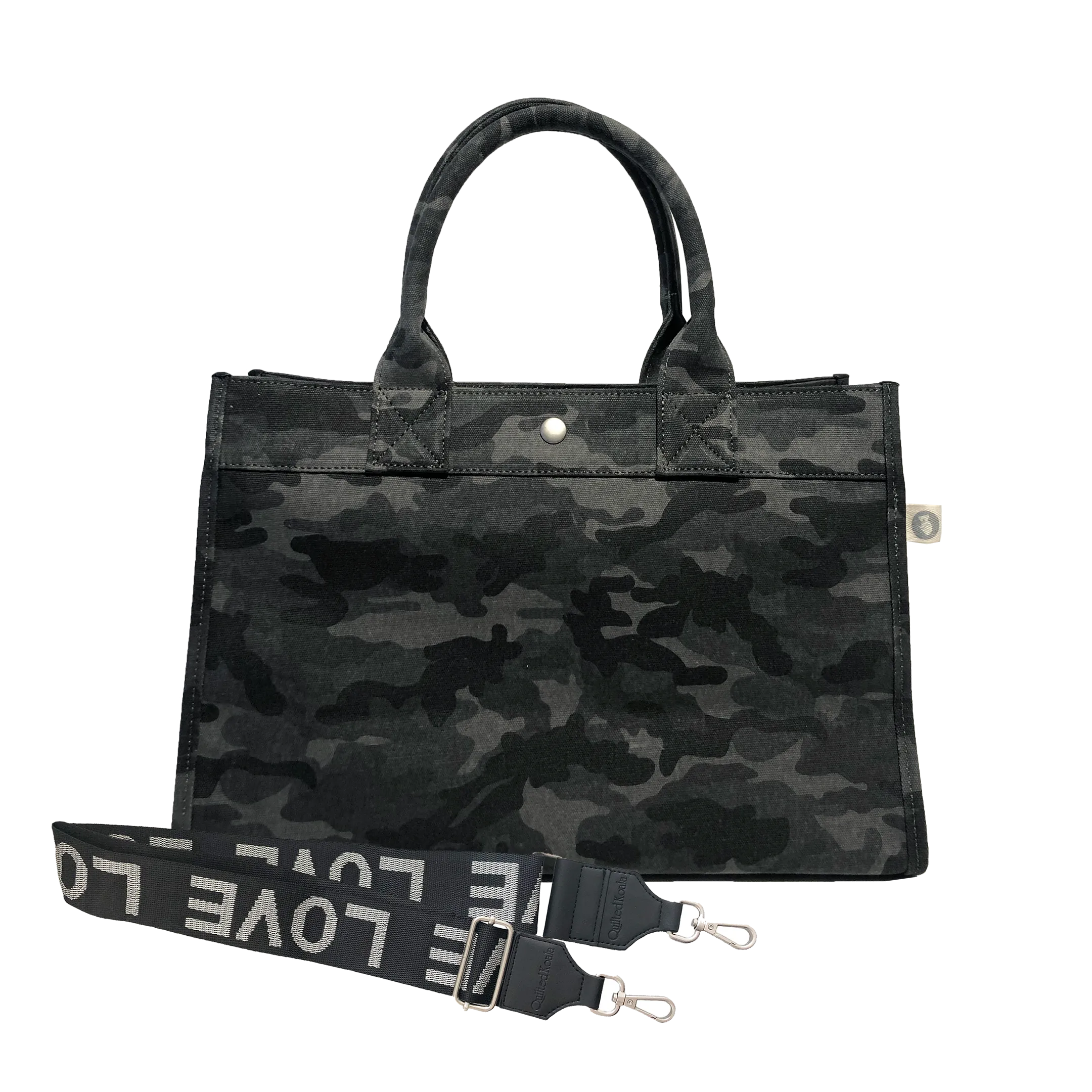 Mini Monogram Midi East West Bag: Black Camouflage