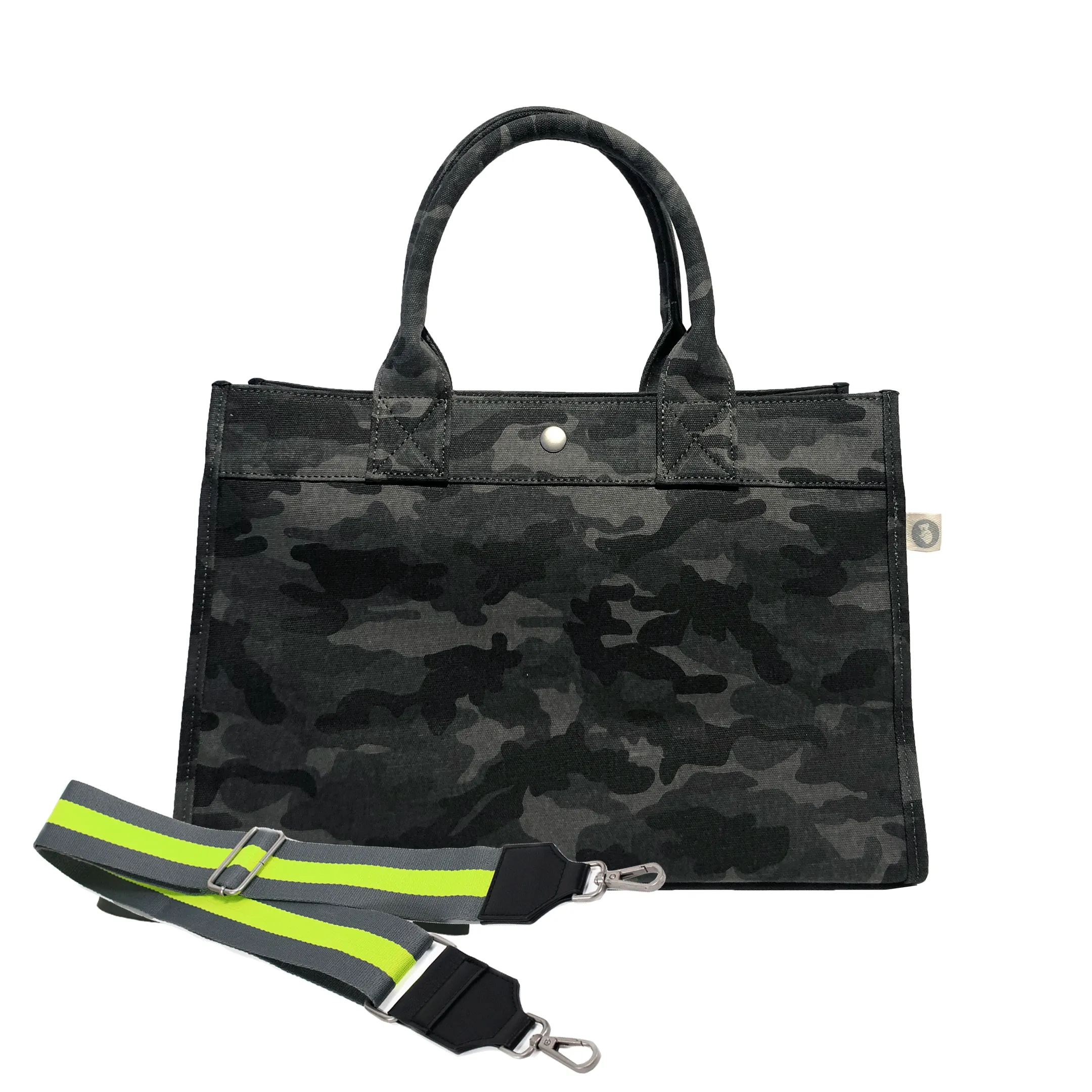 Mini Monogram Midi East West Bag: Black Camouflage