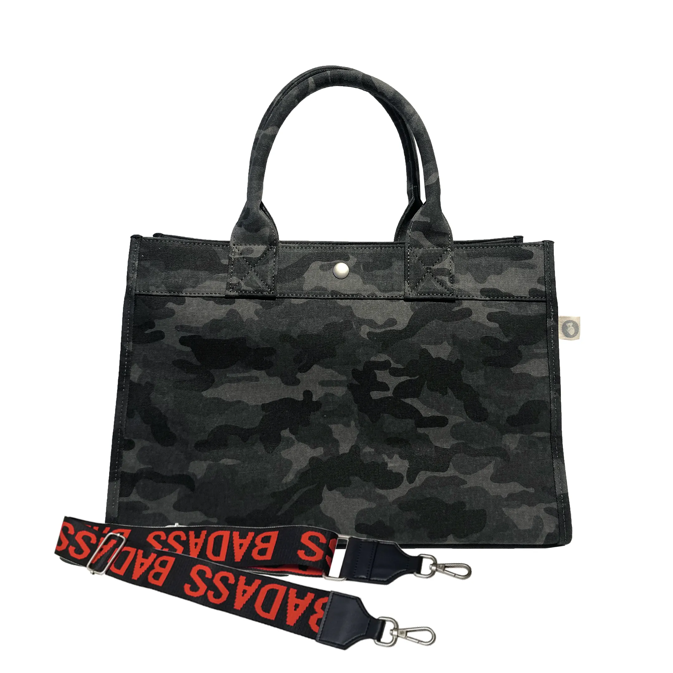 Mini Monogram Midi East West Bag: Black Camouflage