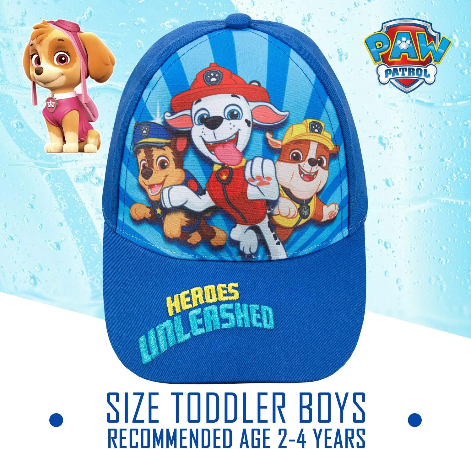 Nickelodeon Toddler Boys Paw Patrol Baseball Cap - Ages 2-4