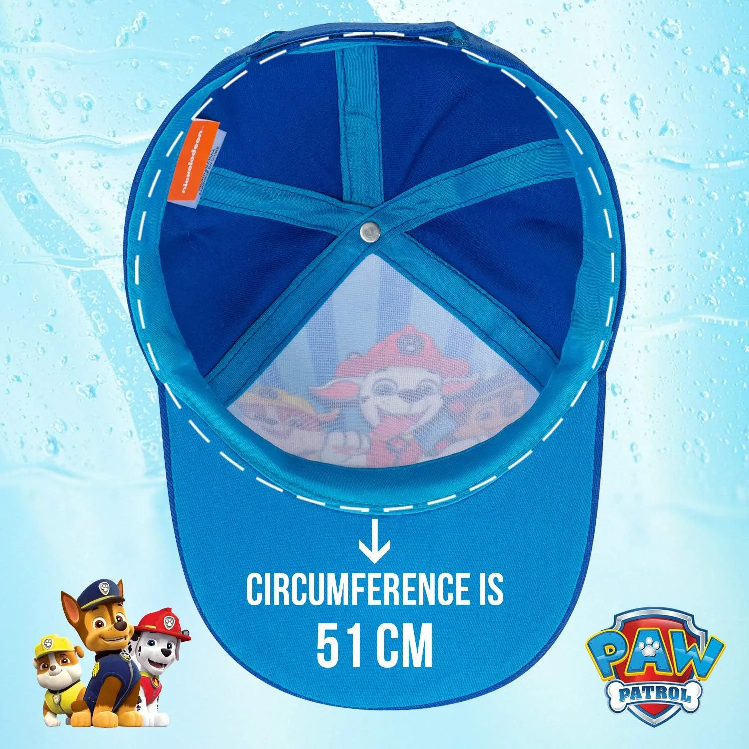 Nickelodeon Toddler Boys Paw Patrol Baseball Cap - Ages 2-4
