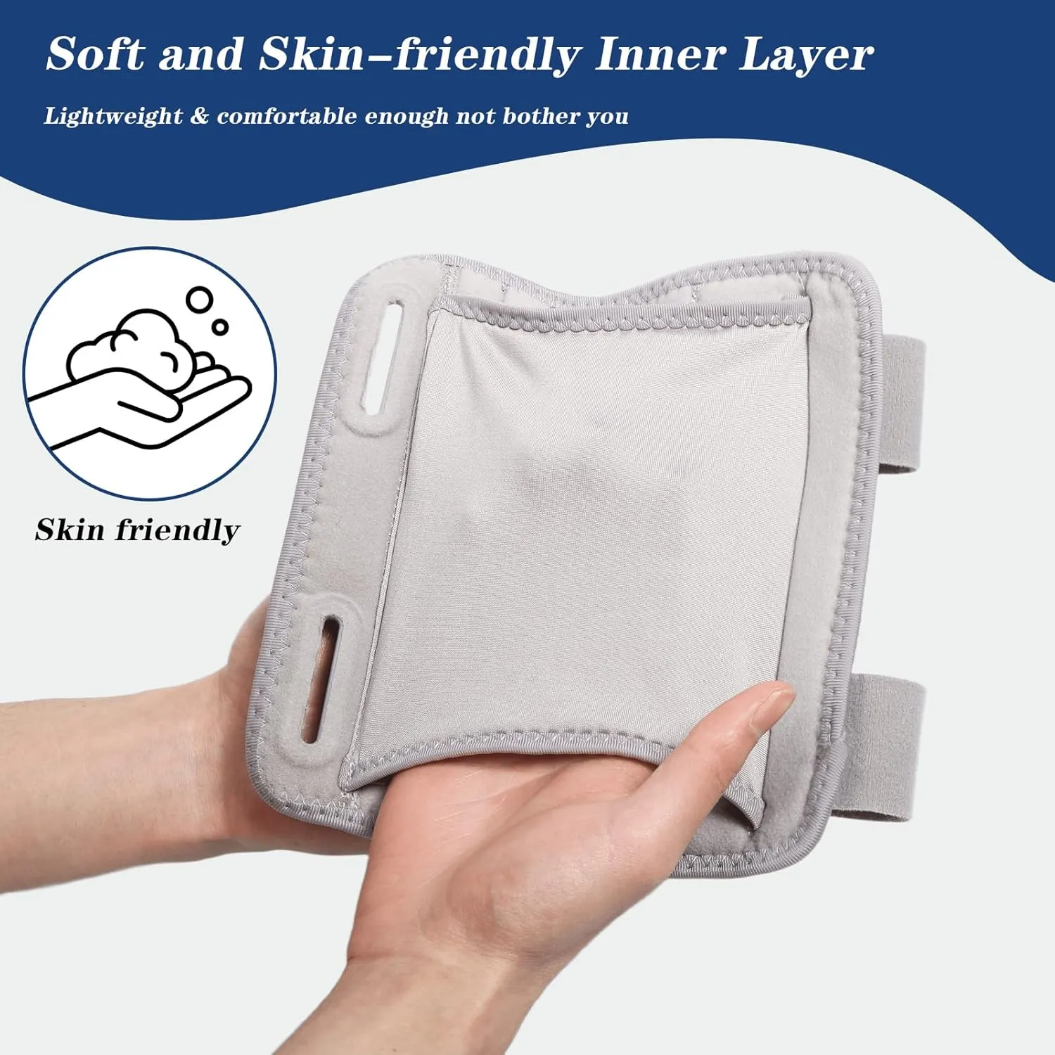 NuCamper Carpal Tunnel Wrist Brace Night Support for Men & Women, Adjustable Wrist Splint with 3 Straps and Metal Splint Stabilizer, Hand Brace for Pain Relief, Tendinitis, Arthritis - Left Hand,L/XL
