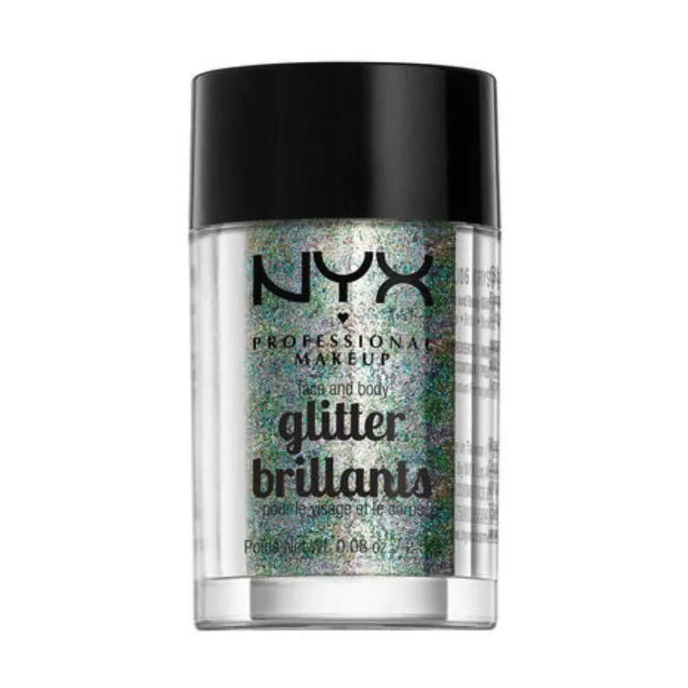 NYX PROFESSIONAL MAKEUP Face & Body Glitter Cruelty Free Bright Glitter Primer