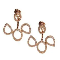 Open Shapes Ear Jackets (STERLING)