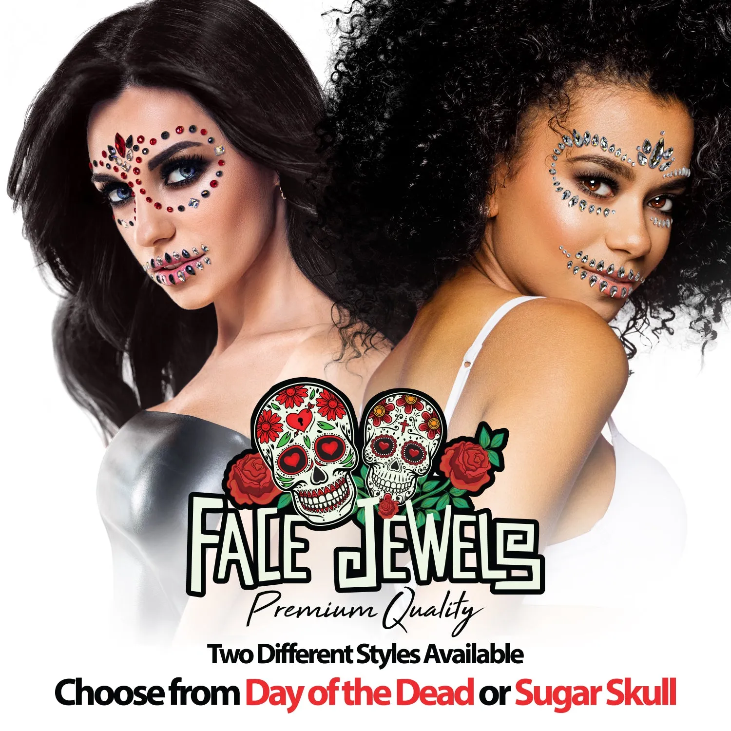 PaintGlow Halloween Face Jewels