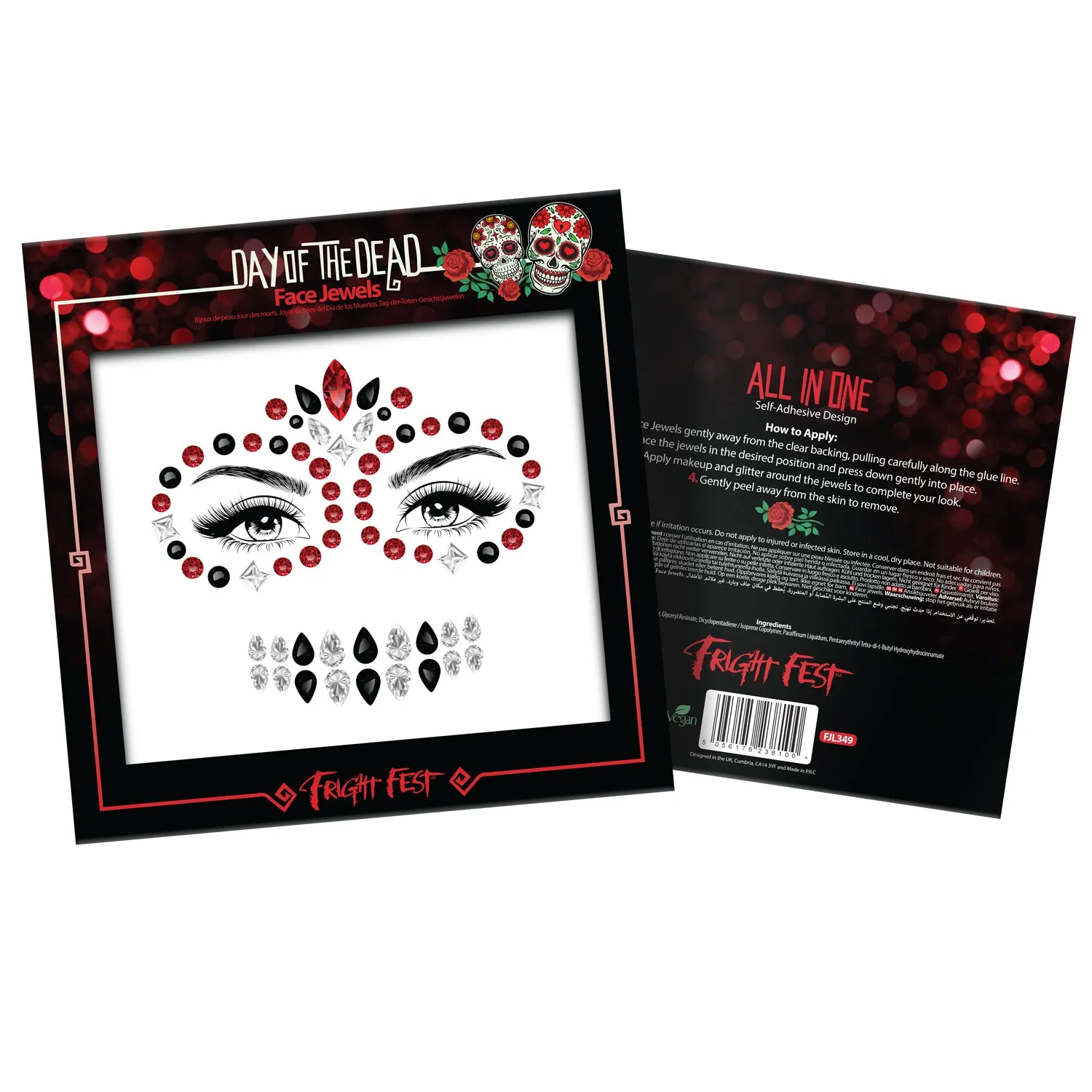 PaintGlow Halloween Face Jewels