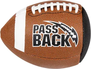 Passback Junior Composite Football, Ages 9-13, Youth Training Football, (Ships Deflated)