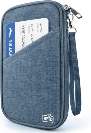 Passport Holder Family RFID Travel Document Organizer for Women Waterproof Passport Wallet Men Portable Case for Cards