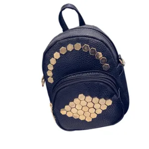 PICK YOUR COLOR: Studded Solid Color Mini Backpack, Super Chic