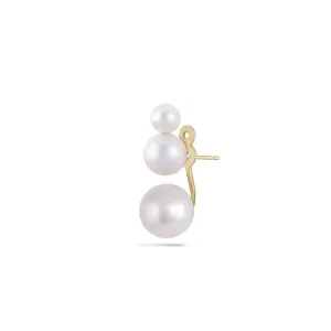 Pila Floater Ear Jackets | 14K