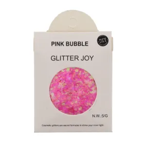 Pink Bubble - Assorted Design Glitter for Skin, Hair & Nails