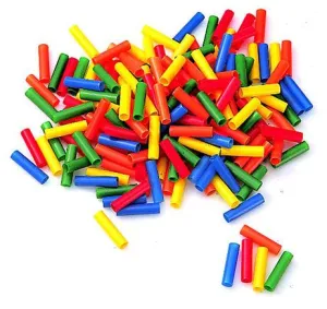 Plastic Straw Beads (218 Pack)