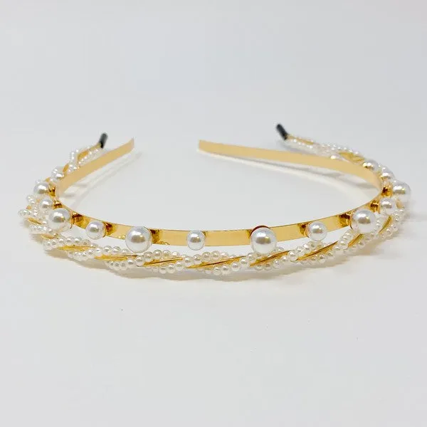 Precious Pearl Headband Set Of 2