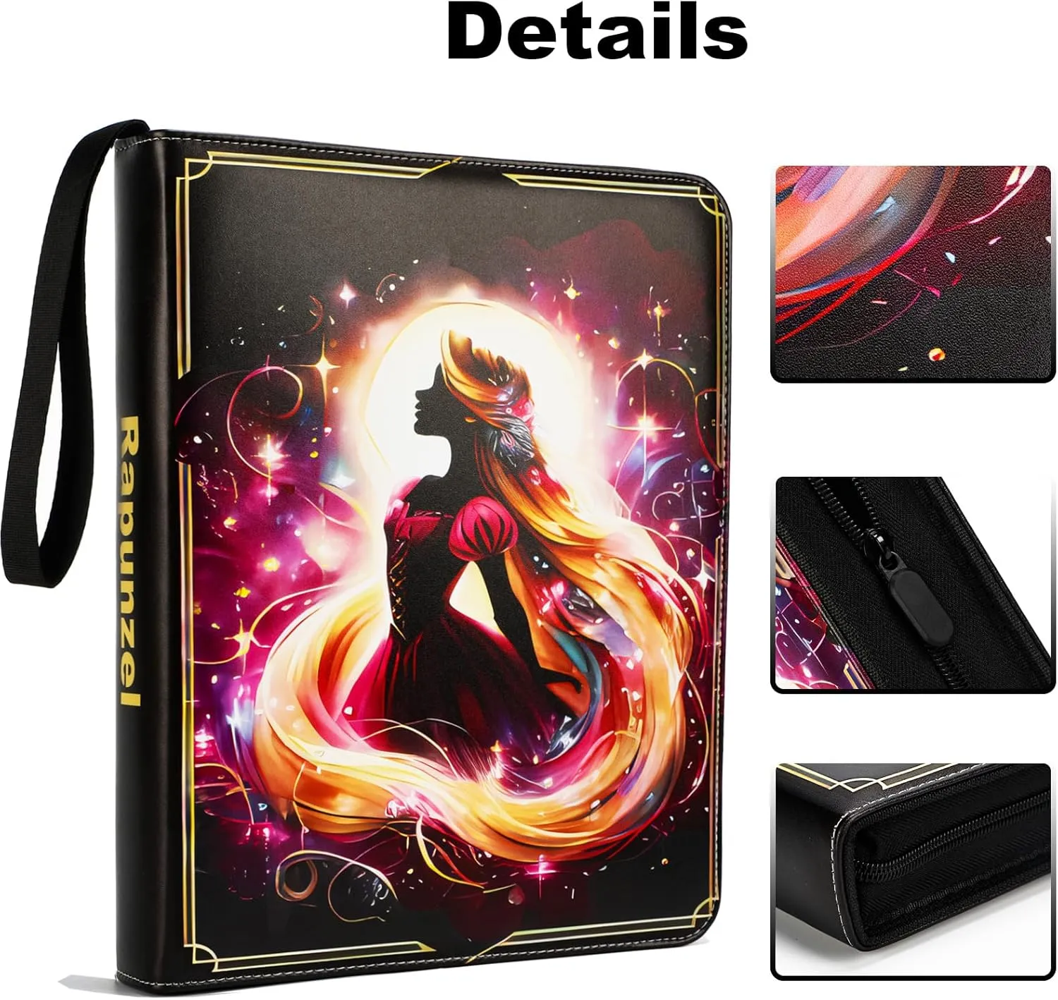 Premium Binder Compatible with Lorcana Tarding Cards 990 Pockets Collectible Card Holder for Sports Cards and other TCG Trading Cards with 55 Sleeves.