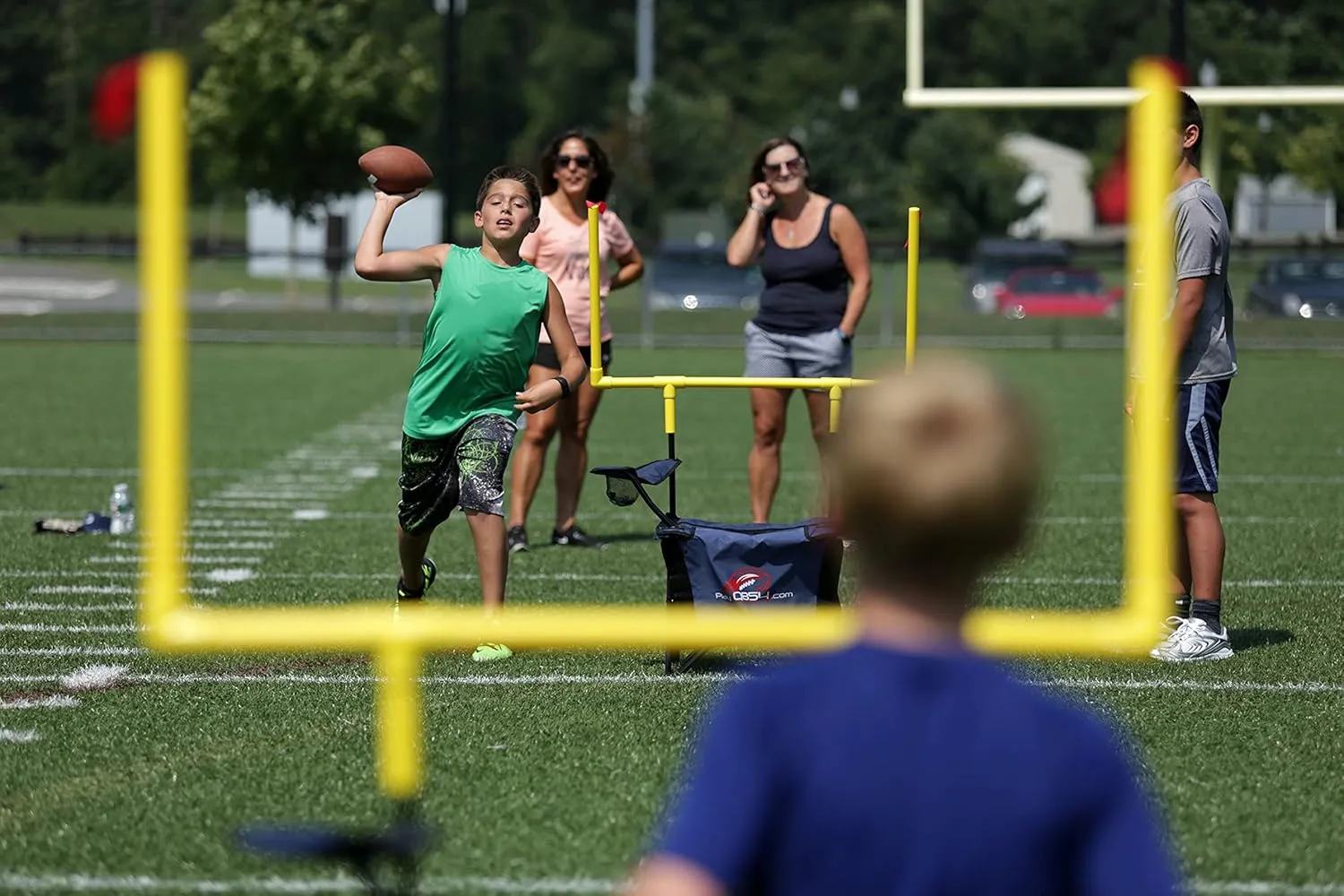 QB54 - The Ultimate Football Yard Game Set, Outdoor Football Toss for Tailgating, Backyard, Beach, Park, Tournaments, Sports Training, Score Touchdowns, Kick Field Goals