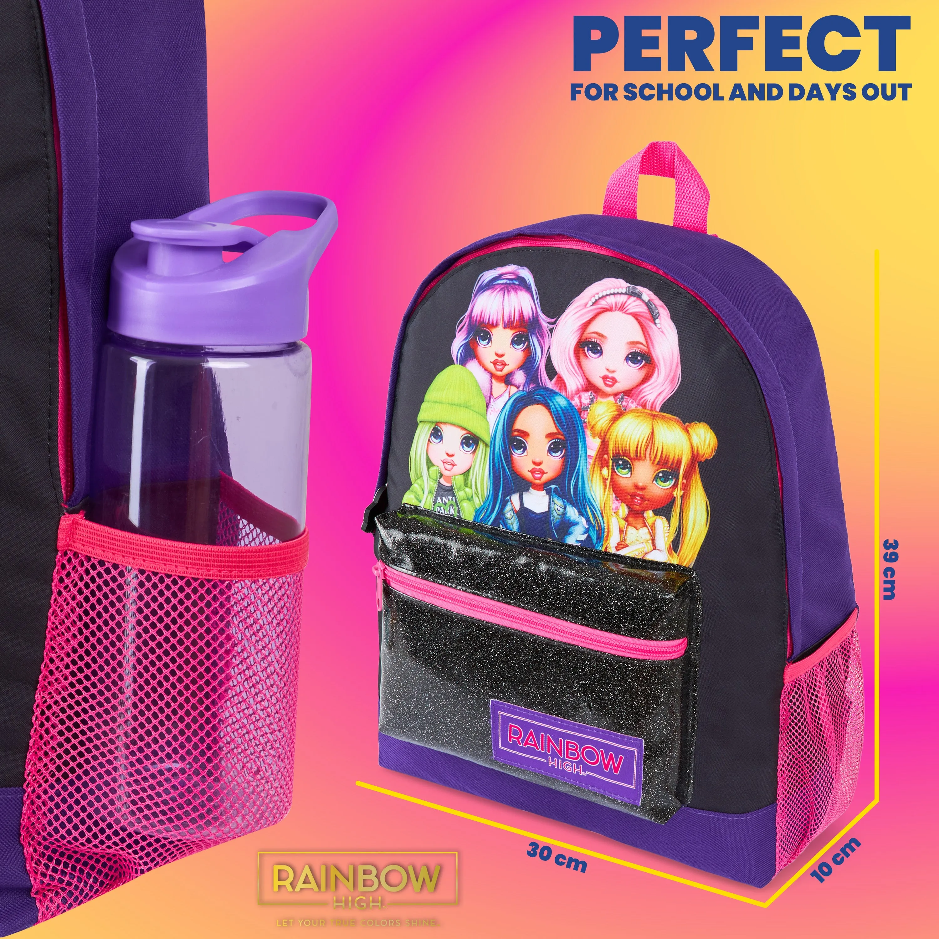 Rainbow High Girls Backpacks,  Girls Backpack - RAINBOW HIGH