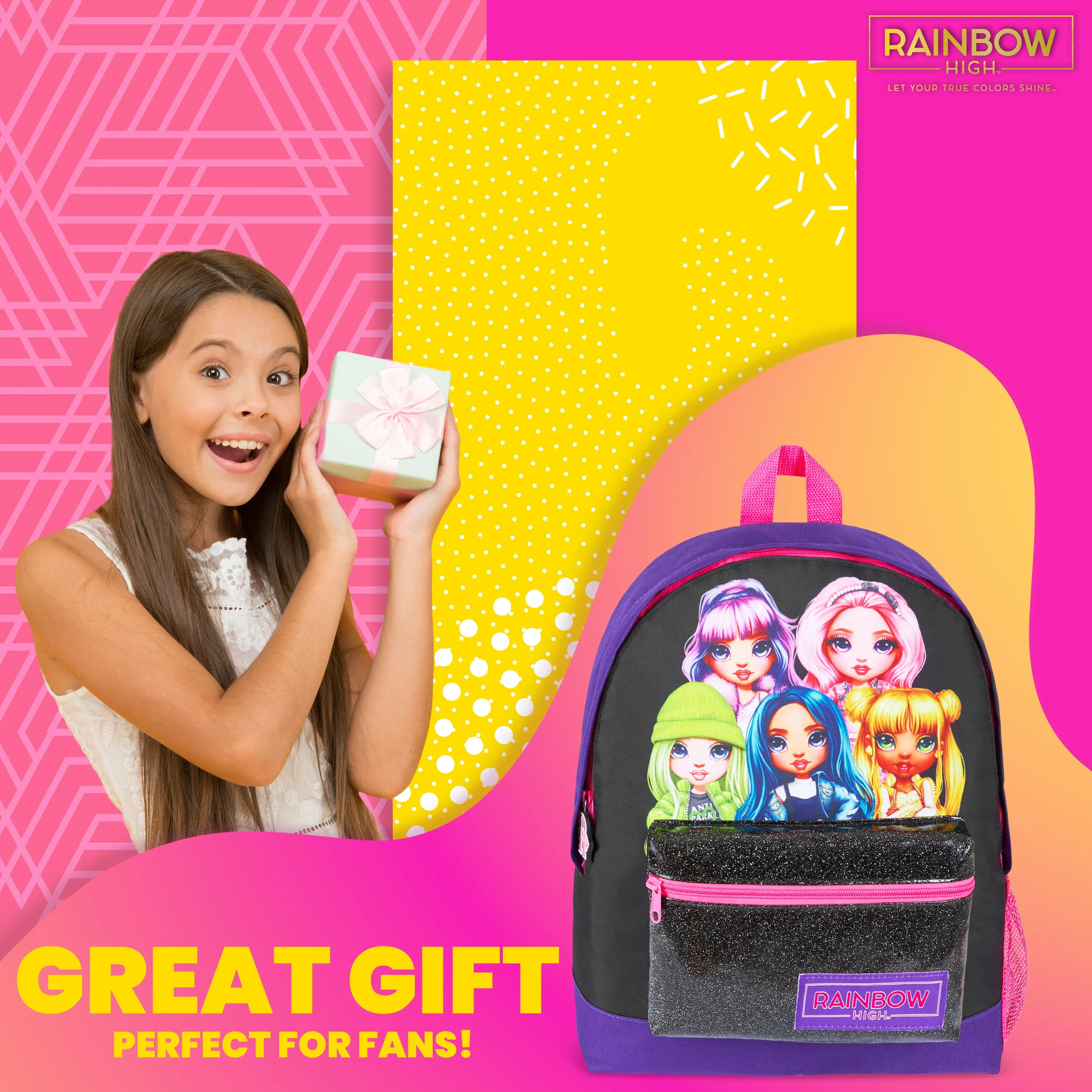 Rainbow High Girls Backpacks,  Girls Backpack - RAINBOW HIGH