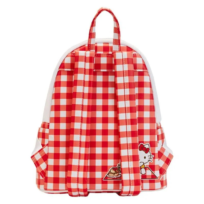Sanrio Mini Backpack Hello Kitty Fuzzy Gingham Loungefly