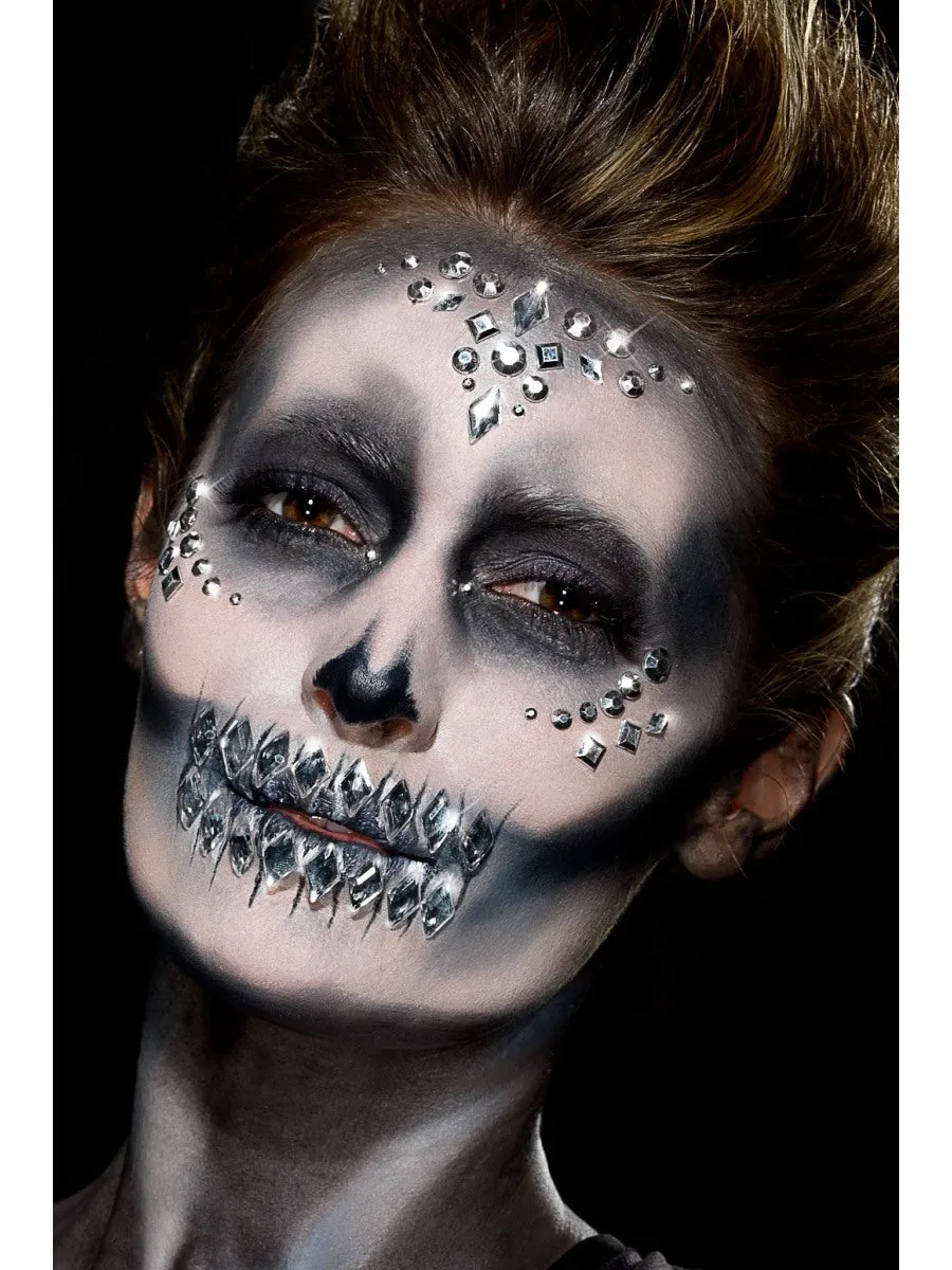 Silver Jewel Face Gems