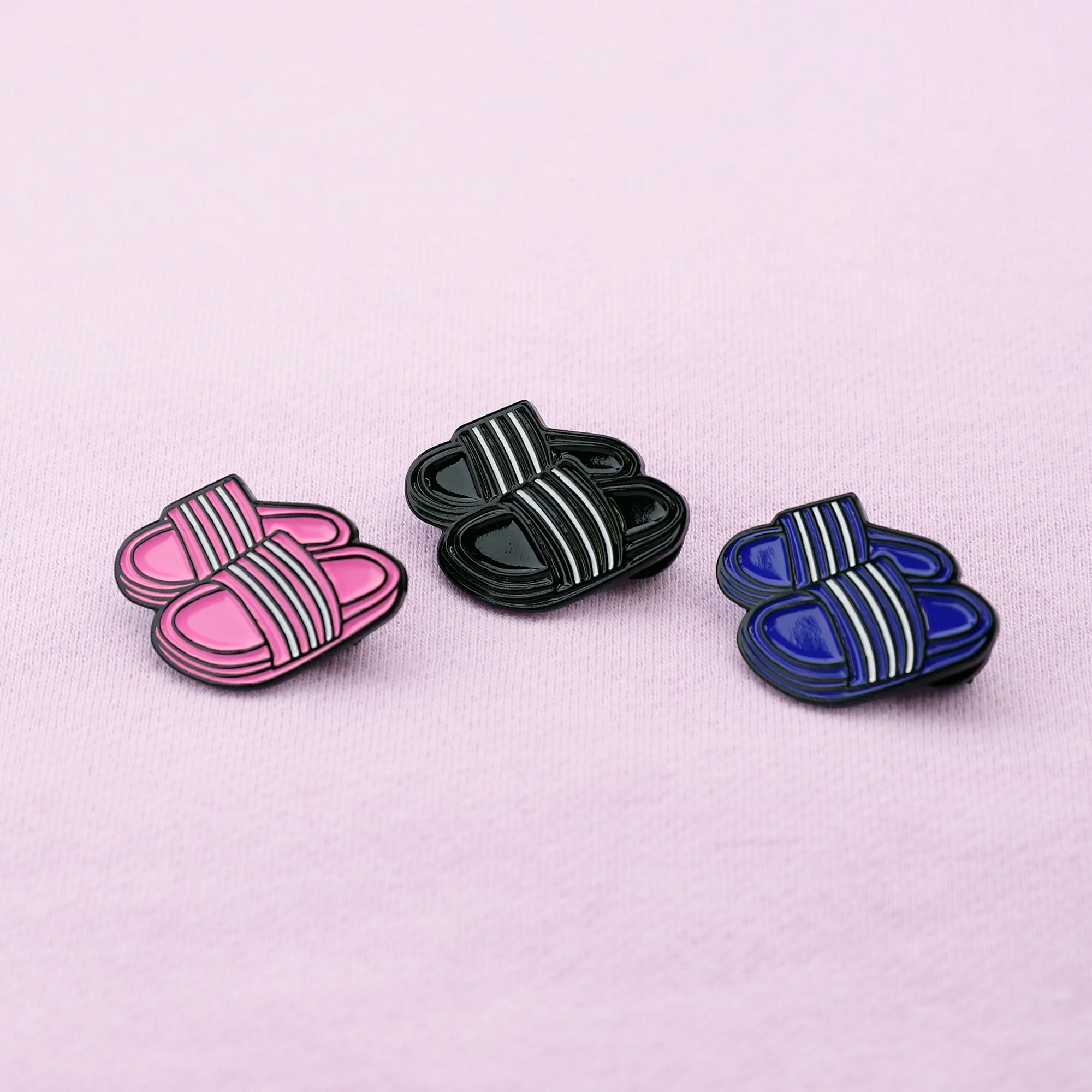 Slipper Slides Enamel Pin