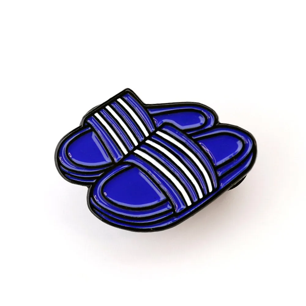 Slipper Slides Enamel Pin