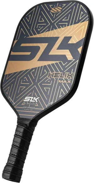SLK Helix Pro Pickleball Paddle | Carbon Fiber & Fiberglass Hybrid Face | Thermoformed Carbon Fiber Core | Unmatched Control