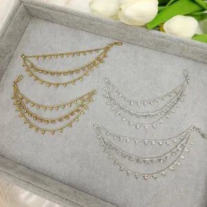 Sonam - Reverse Polki Earring Chains