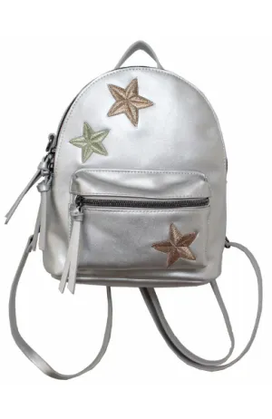 Starry Eyed Backpack in Silver