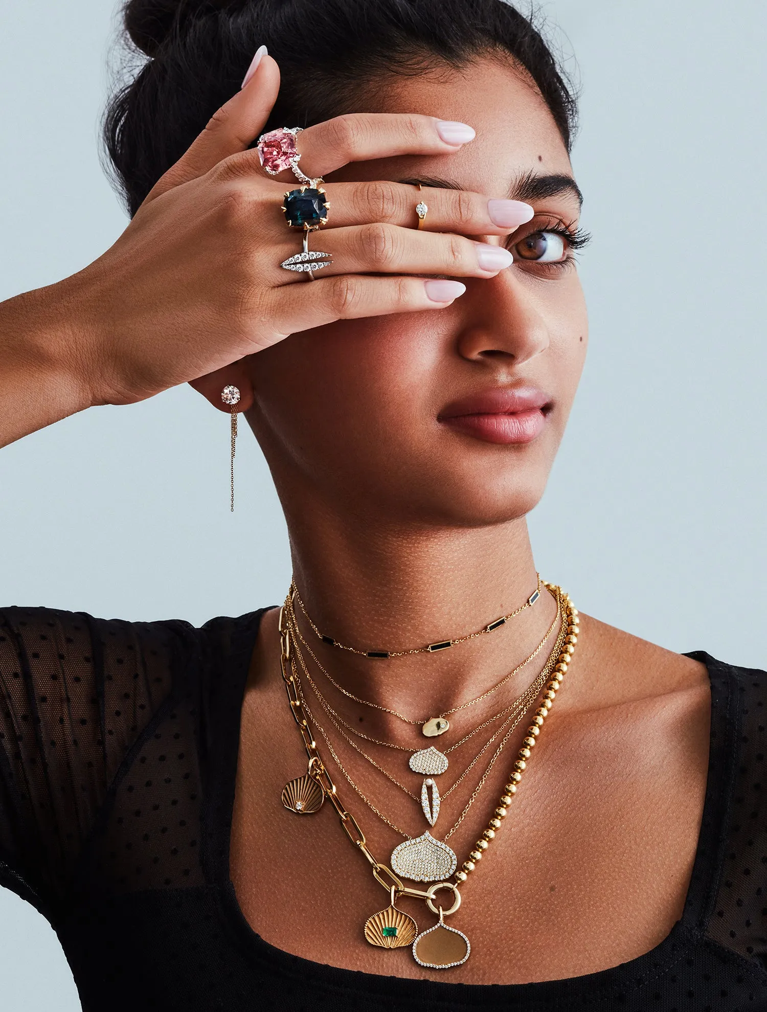 Sway 3 Chain 18K Ear Jacket