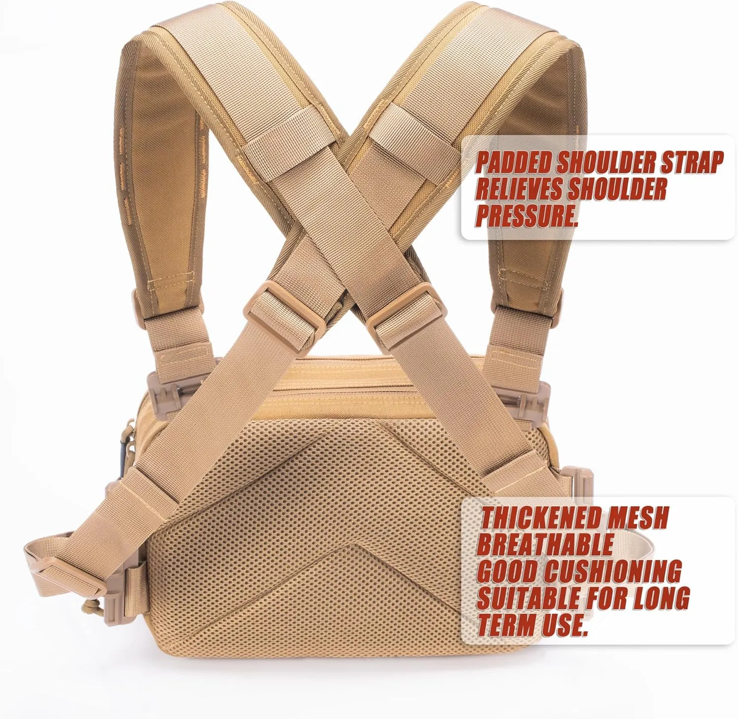 Tactical Chest Rig Bag Concealed Carry CCW Pack Molle Pouch IFAK EMT Medical Organizer for Outdoor Hunting Shooting Hiking with Quick Release Harness