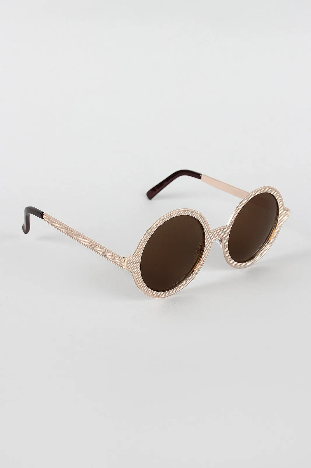 Textured Mod Sunglasses