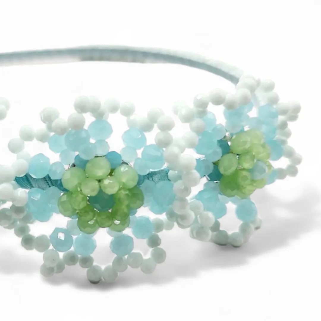 The Fleur Flower Childs Crystal Headband