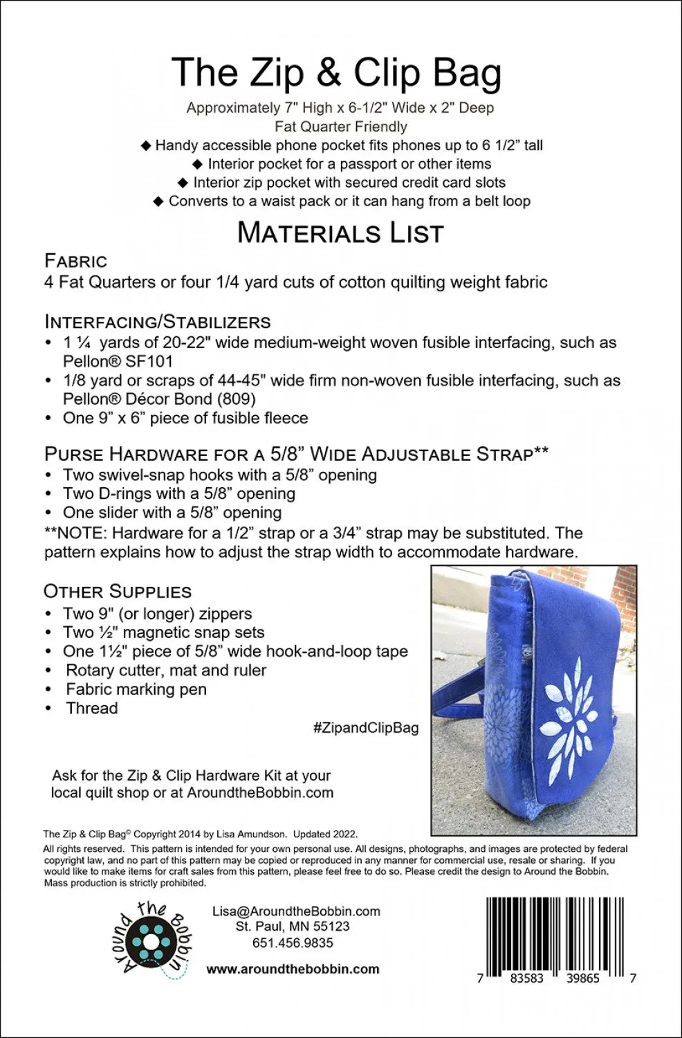 The Zip & Clip Bag