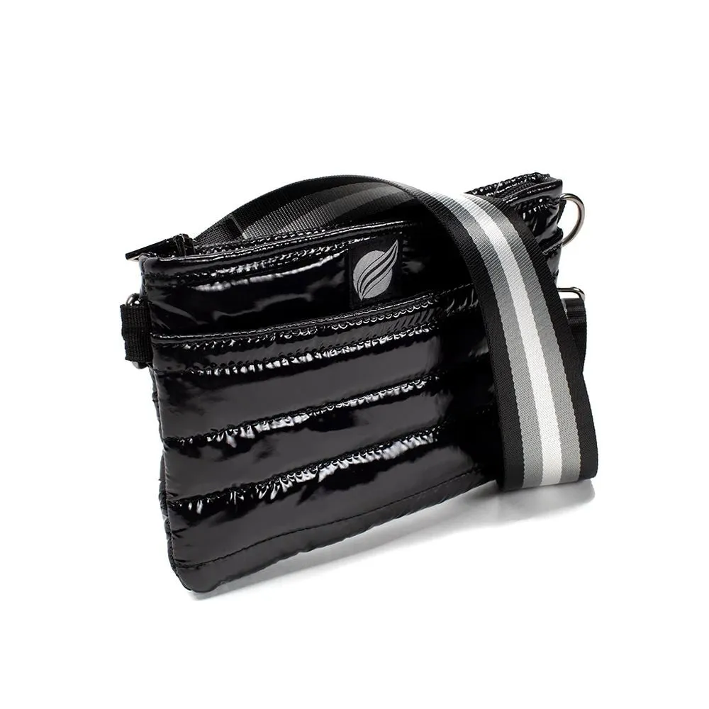 Think Royln Bum Bag/ Cross Body- Black Patent
