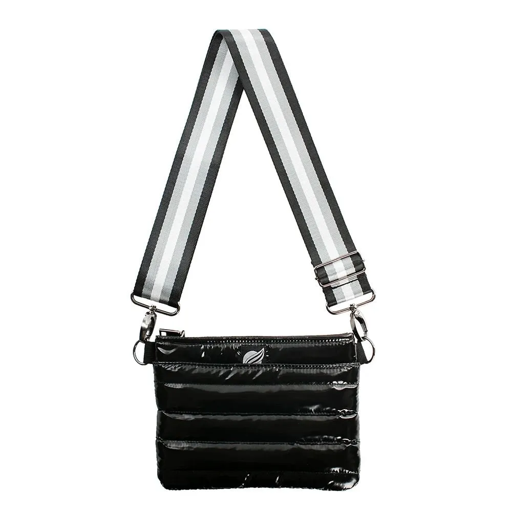 Think Royln Bum Bag/ Cross Body- Black Patent