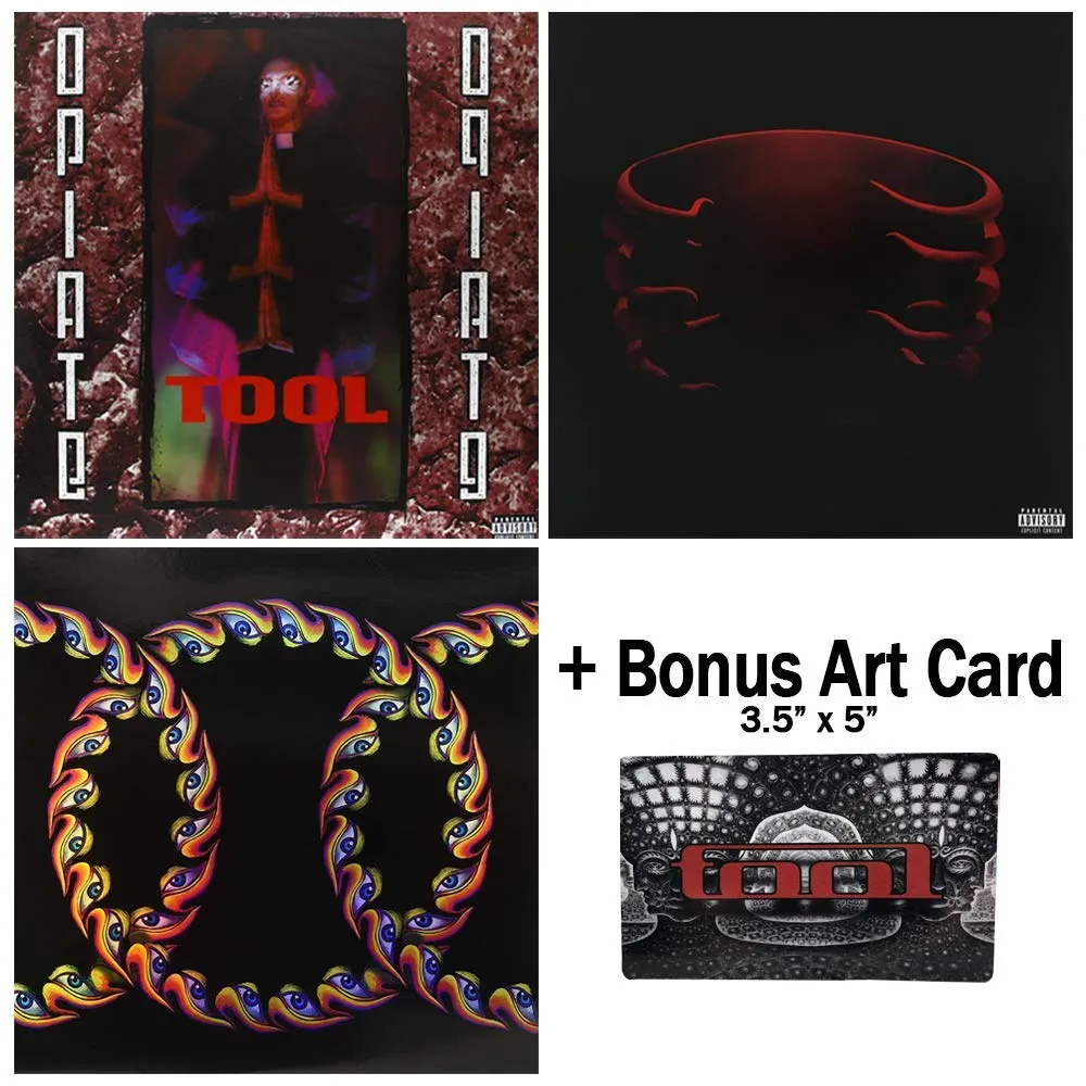 Tool: Vinyl Record Collection - 3 Albums (Opiate / Undertow / Limited Edition Full Color Holographic Picture Disc Lateralus)   Bonus Art Card