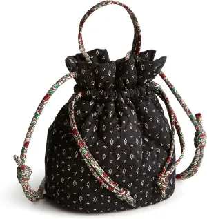 Vera Bradley Premium Cotton Tilden Drawstring Crossbody